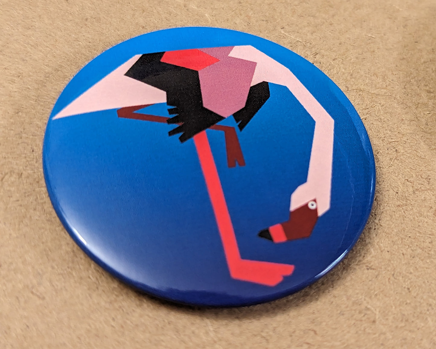 Vector Birds 1.5-Inch Round Magnets (Set of 6)