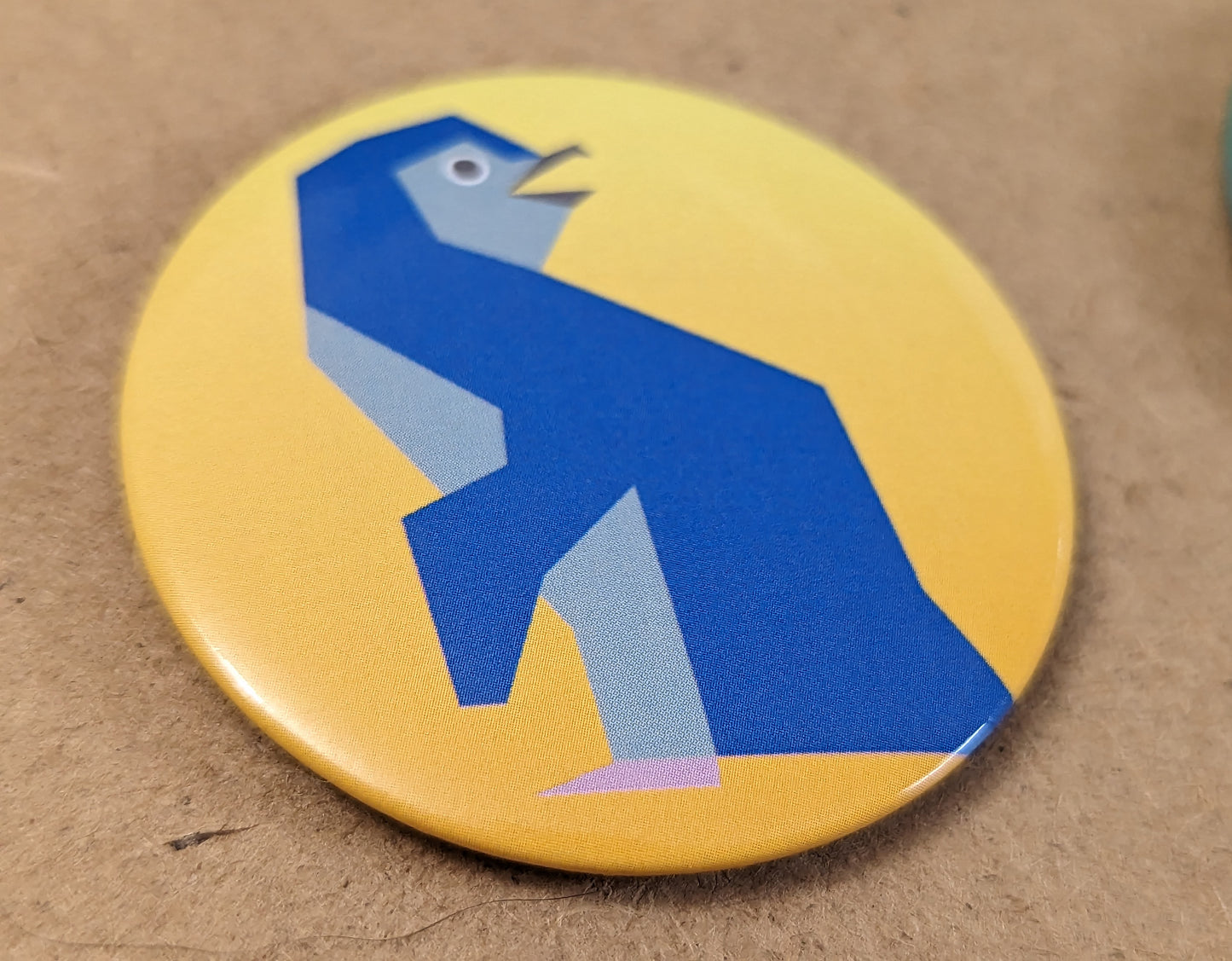 Vector Birds 1.5-Inch Round Magnets (Set of 6)