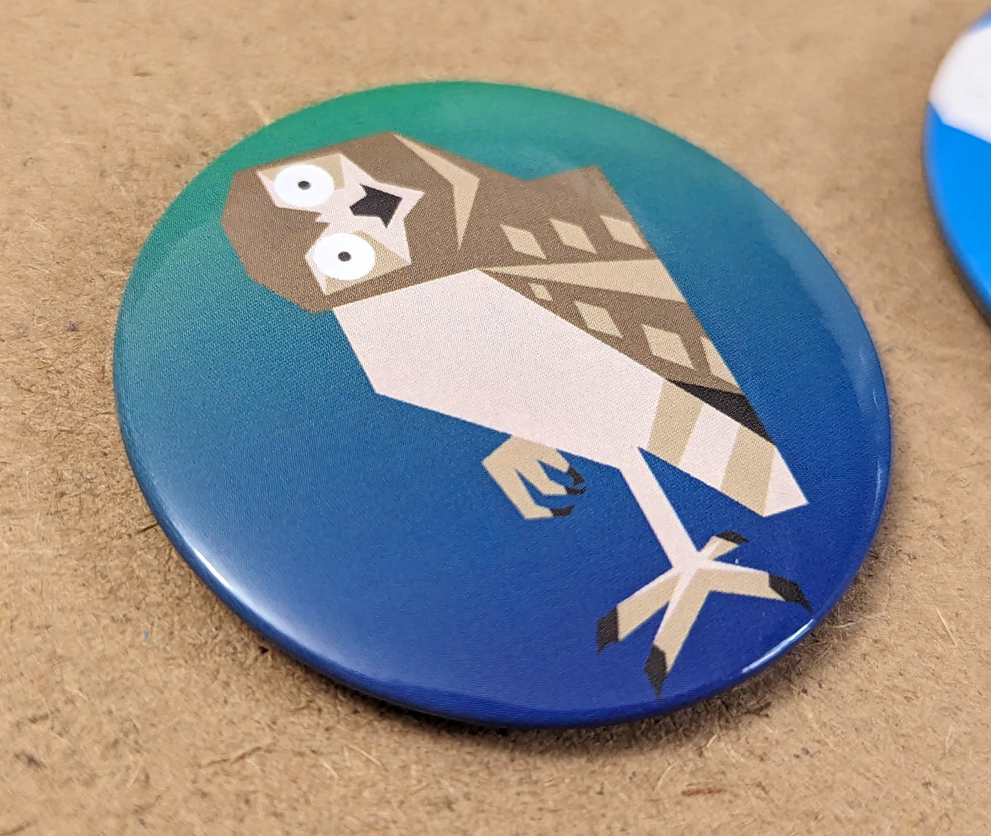 Vector Birds 1.5-Inch Round Magnets (Set of 6)