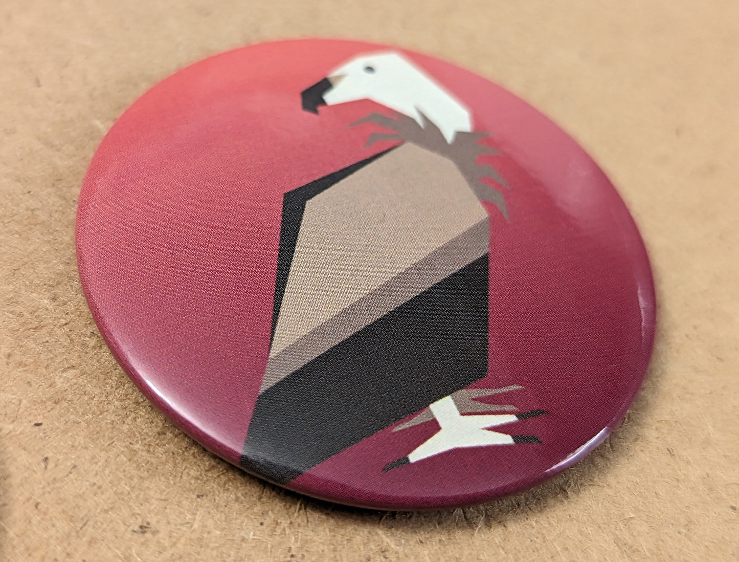 Vector Birds 1.5-Inch Round Magnets (Set of 6)