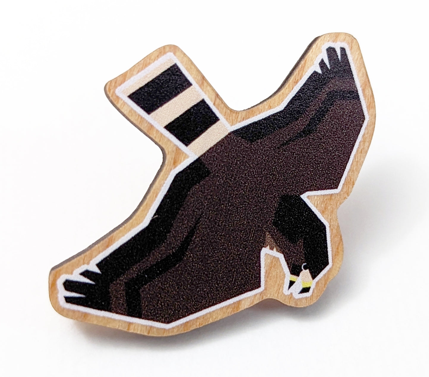 Vector Bird 1.5-Inch Wooden Pins