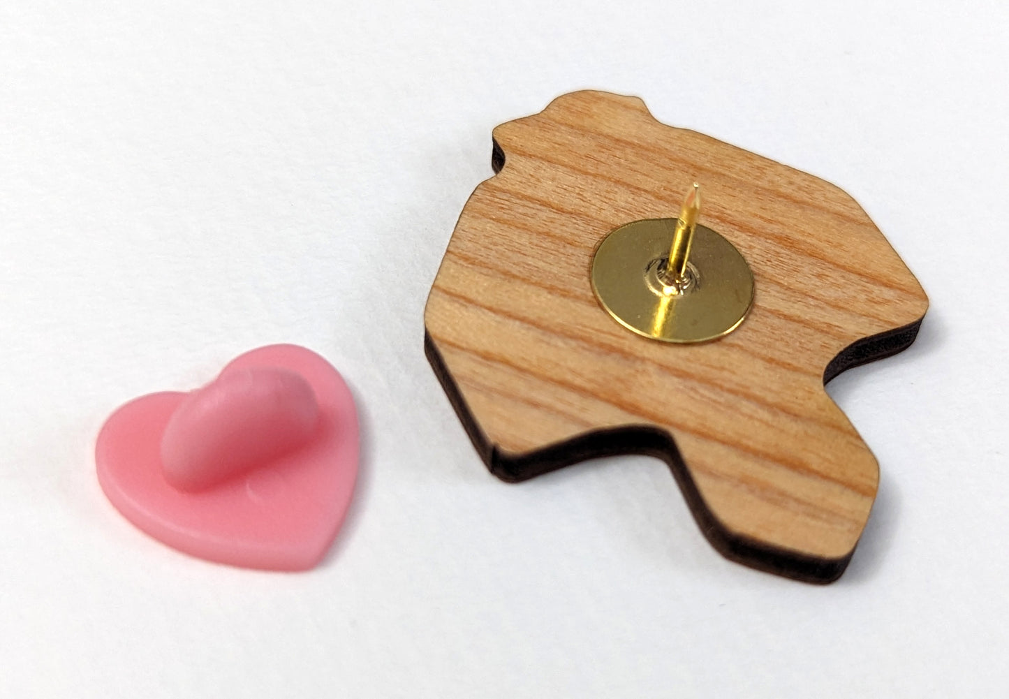 Vector Bird 1.5-Inch Wooden Pins