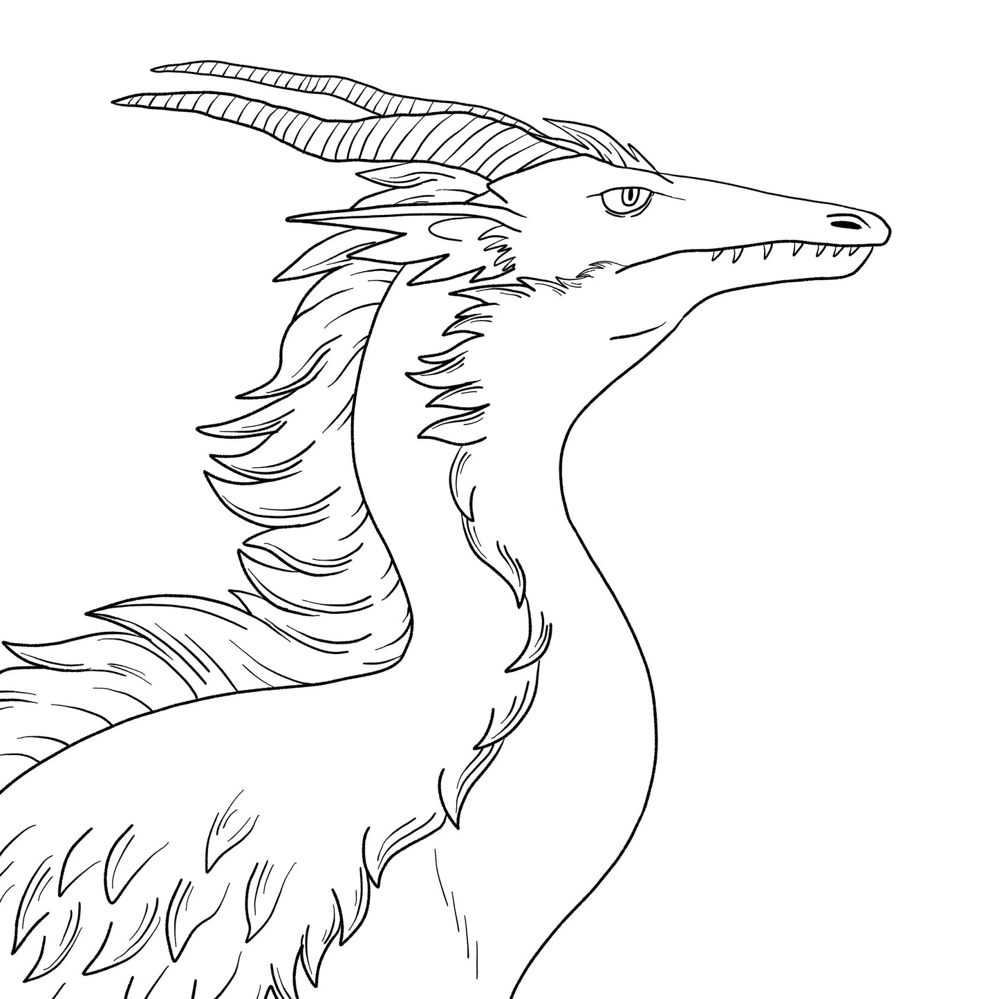 Dragons and Dragons and Dragons: A Coloring Book (Classic)