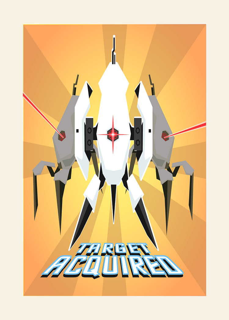 Portal Turrets Vector Art Print