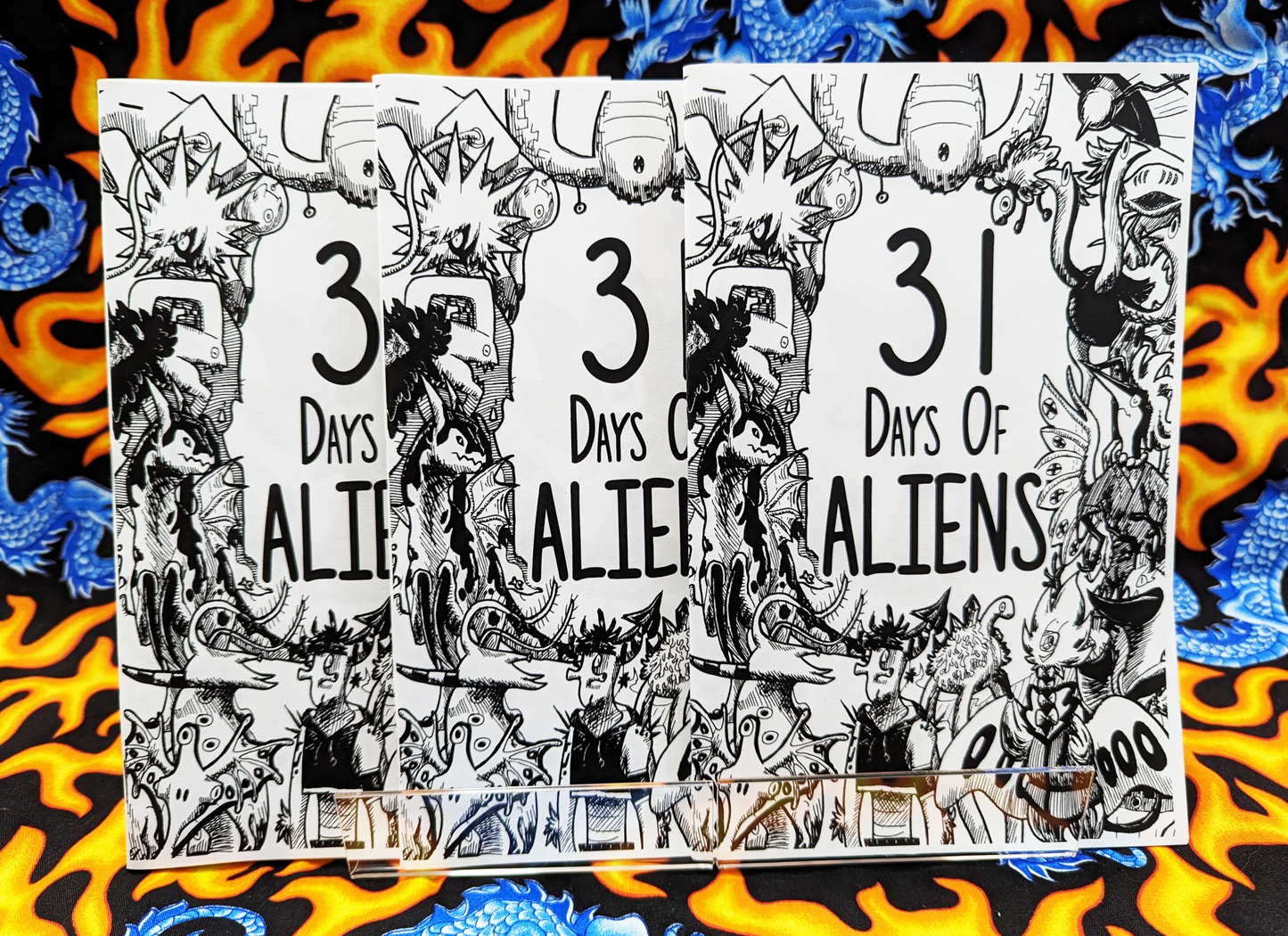 31 Days of Aliens Inktober Zine